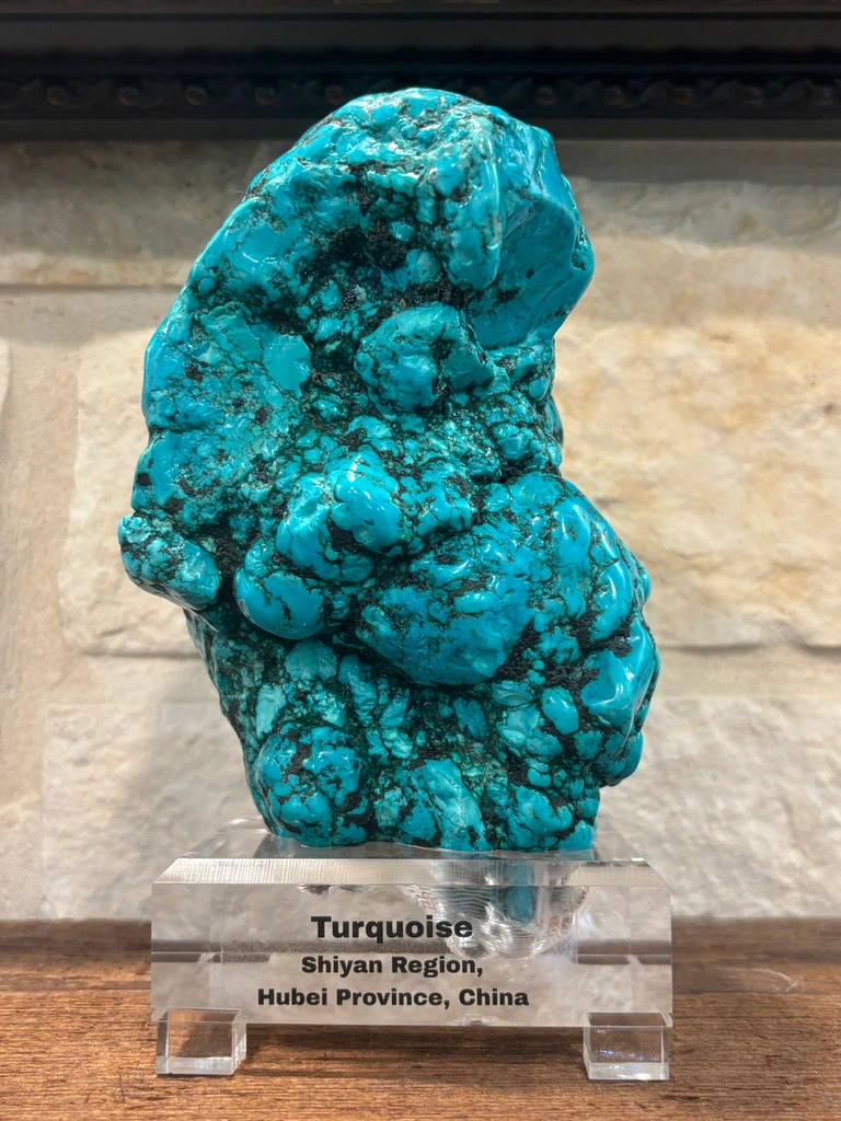 Turquoise from Shiyan Region, Hubei Province, China image