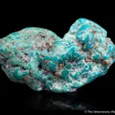 Turquoise nodule with Pyrite - image 1