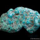 Turquoise nodule with Pyrite - image 2