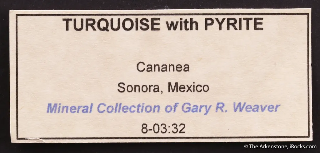Turquoise nodule with Pyrite - image 5