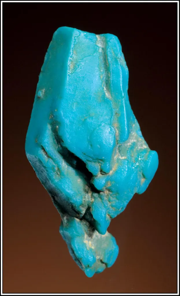 Turquoise (pseudomorph after Apatite) image
