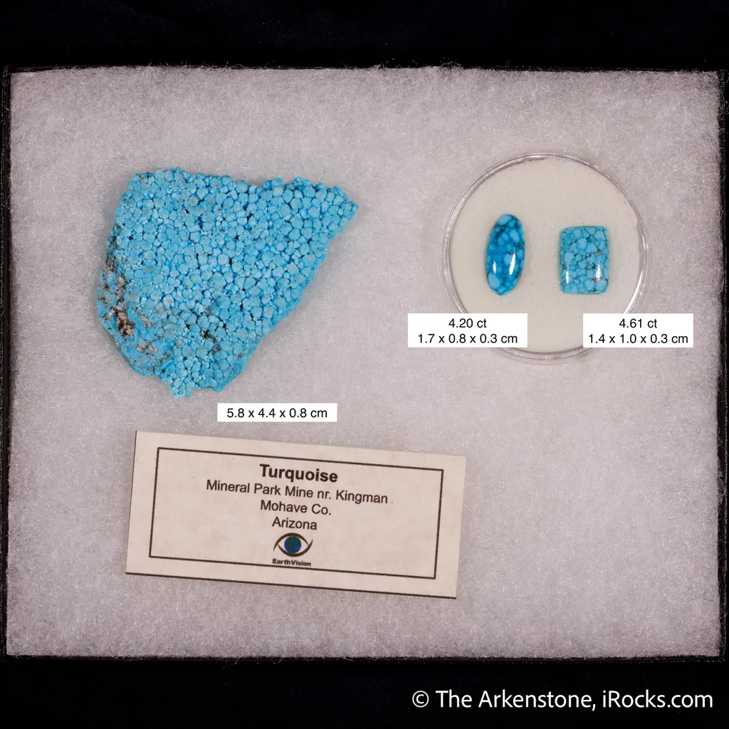 Turquoise (Rough & Cut set) - image 6