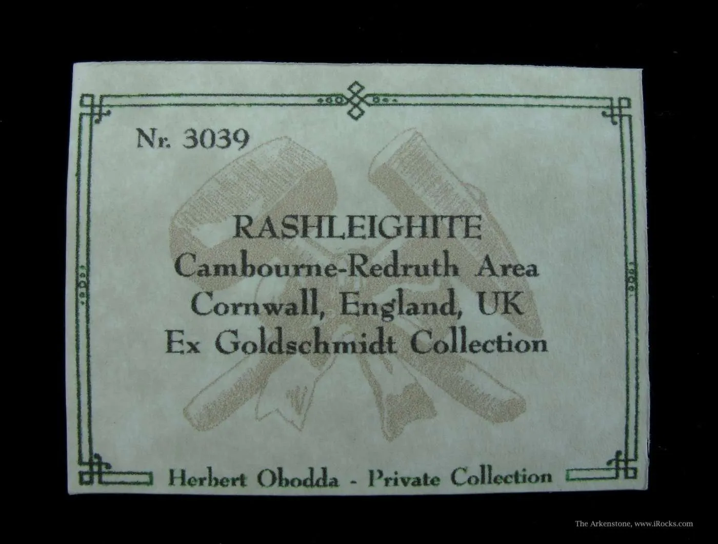 Turquoise Var. Rashleighite (Ex. Dr. Victor Goldschmidt) - image 6