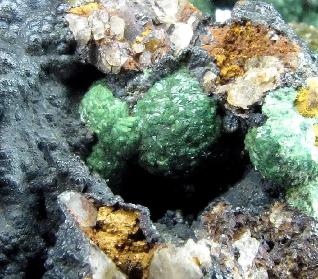 Turquoise Var. Rashleighite (Ex. Dr. Victor Goldschmidt) - image 3