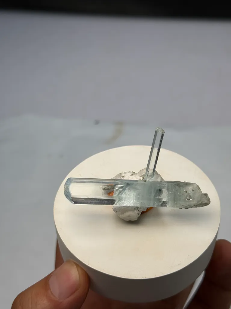 Twin Aquamarine Crystal From Shigar valley image