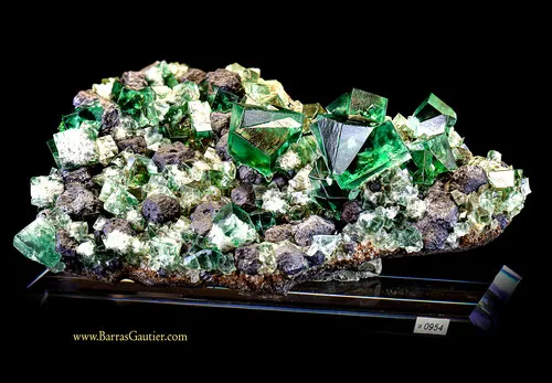 Twin Fluorite and Galena - image 2