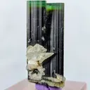 Twin Green Cap Tourmaline with Albite - image 3