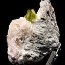 Twin of Titanite (Sphene) on Calcite - image 1