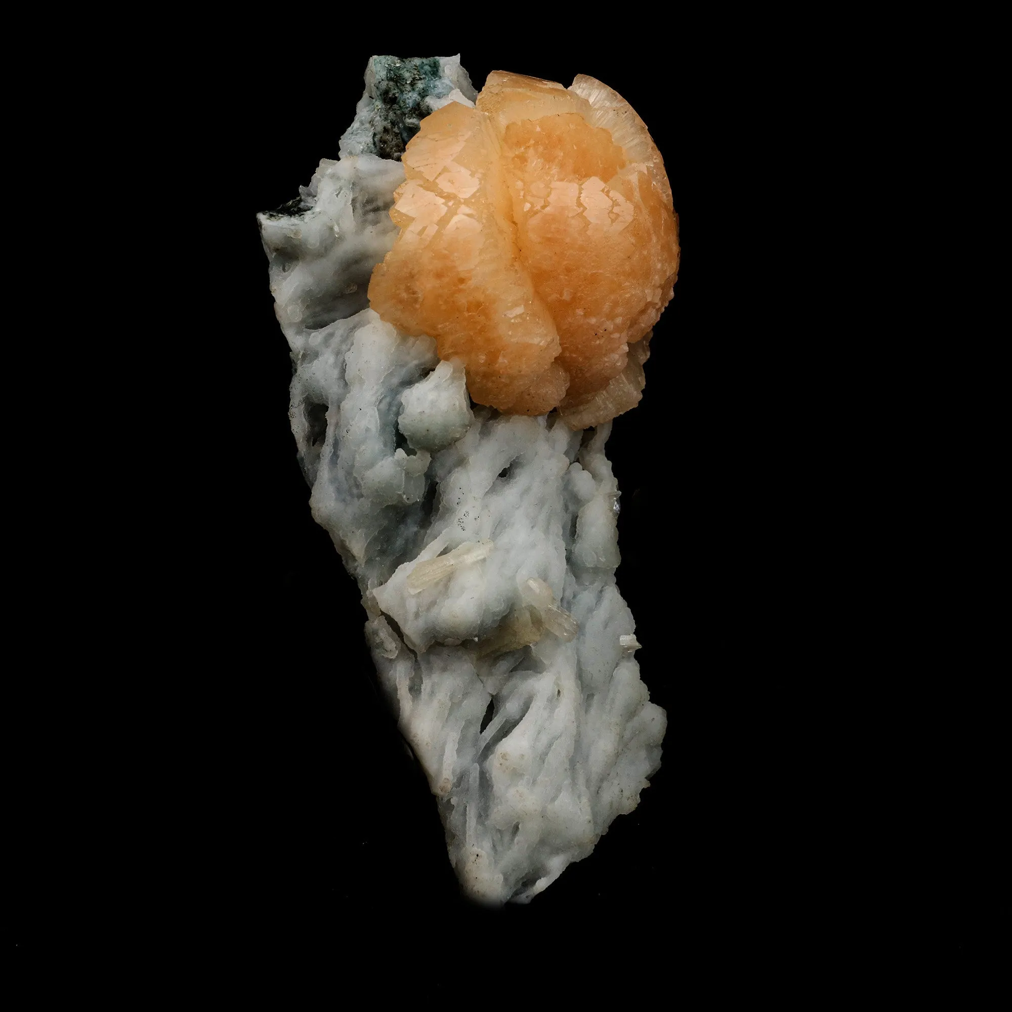 Twin Stellerlite on Chalcedony Natural Mineral Specimen - image 2