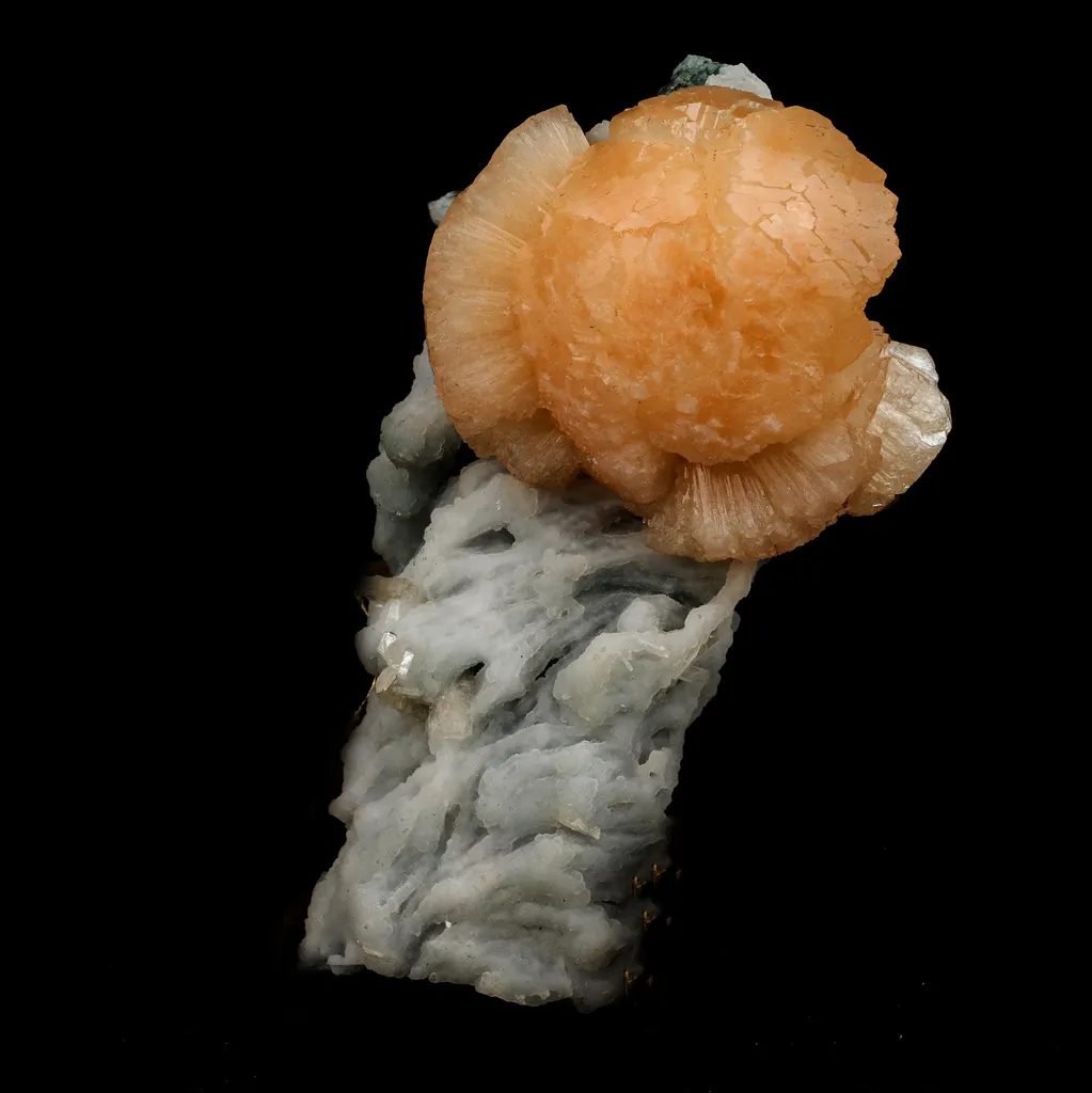 Twin Stellerlite on Chalcedony Natural Mineral Specimen - image 3