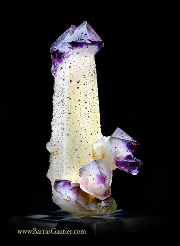 Twinned Amethyst Quartz and Scepter image