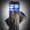 Twinned Blue Purple violet Backlit Tourmaline Crystal, Rare Collector Mineral Specimen Afghanistan - image 1