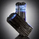 Twinned Blue Purple violet Backlit Tourmaline Crystal, Rare Collector Mineral Specimen Afghanistan - image 6