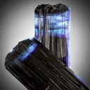 Twinned Blue Purple violet Backlit Tourmaline Crystal, Rare Collector Mineral Specimen Afghanistan - image 4