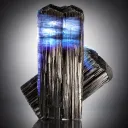 Twinned Blue Purple Violet Backlit Tourmaline from Afghanistan - image 3