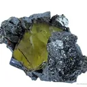 Twinned Fluorite and Sphalerite With Hydrocarbon Inclusions - image 6