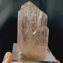 twinned pink kunzite / spodumene crystal mineral specimen @Afghanistan - image 6