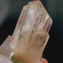 twinned pink kunzite / spodumene crystal mineral specimen @Afghanistan - image 3