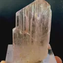 twinned pink kunzite / spodumene crystal mineral specimen @Afghanistan - image 8