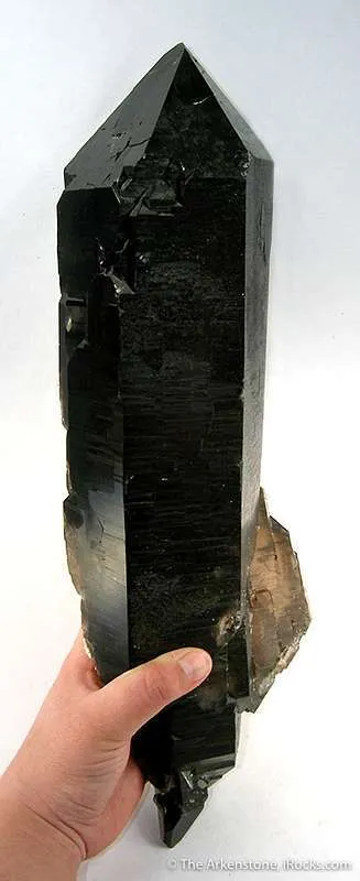Twisted Smoky Quartz With Gwindel on The Side image
