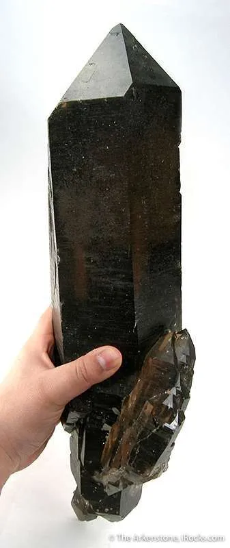 Twisted Smoky Quartz With Gwindel on The Side - image 2