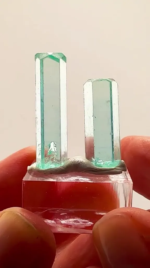 TWO NIGERIAN Emerald Beryl KNOCKOUTS image