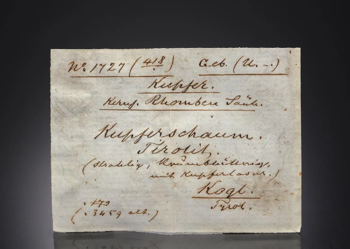 TYROLITE and Azurite on Siderite - image 1