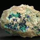 TYROLITE with Azurite Malachite on Dolomite - image 1