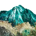 Tyrolite with Chalcophyllite and Azurite - image 1