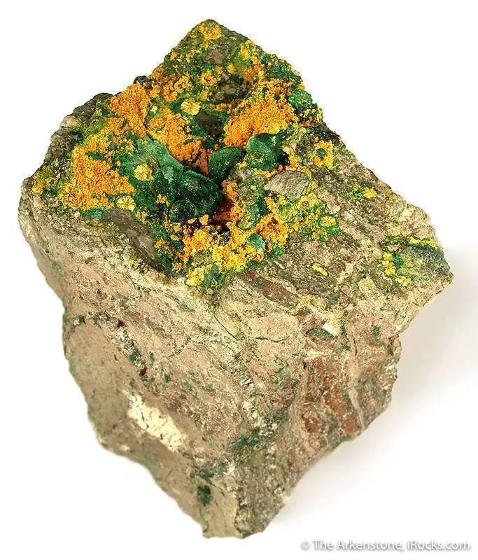 Tyuyamunite and Malachite image