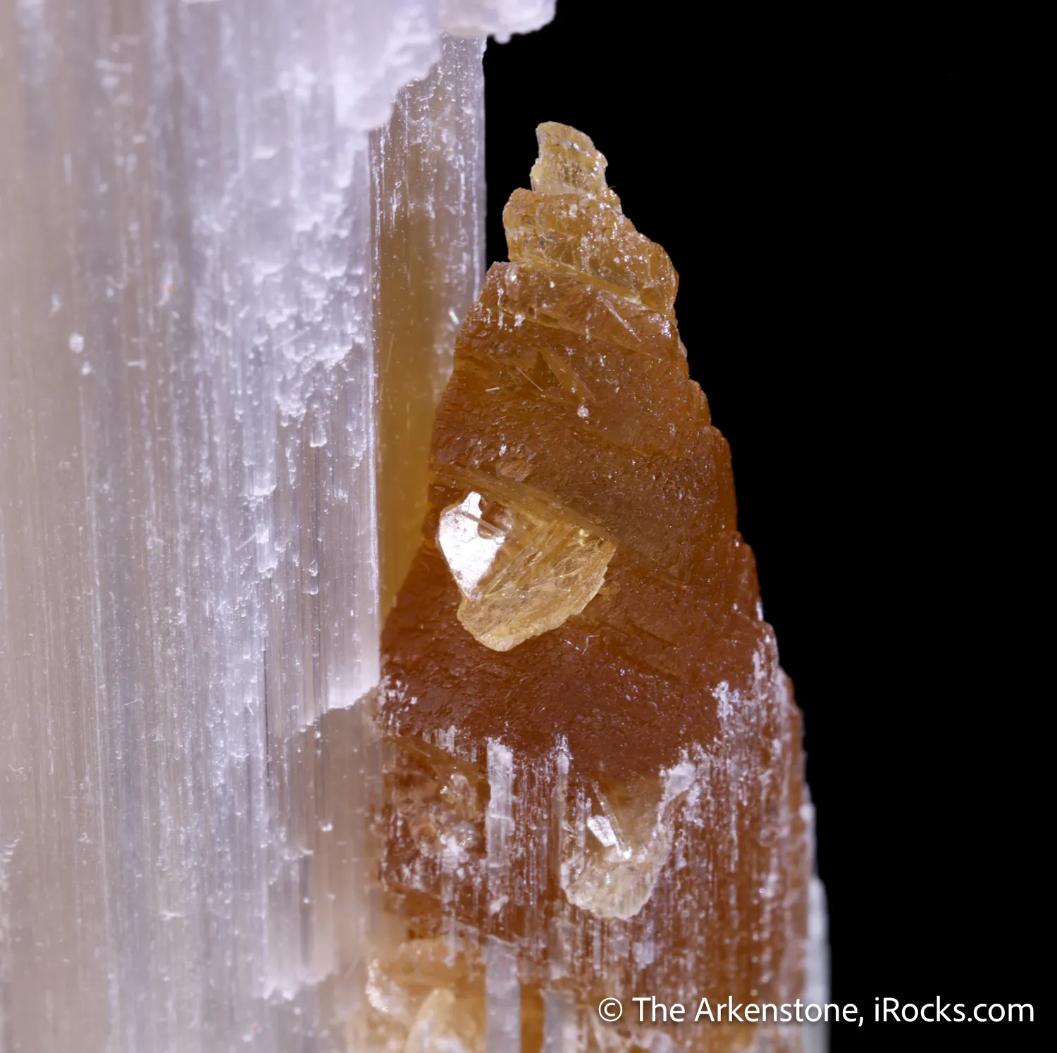 Ulexite with Calcite - image 4