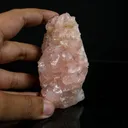 Ultra-Rare Pink Apophyllite Cluster with Sharp Terminations – First Find Lustrous Indian Mineral Specimen from Madhya Pradesh - image 4
