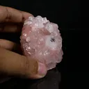 Ultra-Rare Pink Apophyllite Cluster with Sharp Terminations – First Find Lustrous Indian Mineral Specimen from Madhya Pradesh - image 4