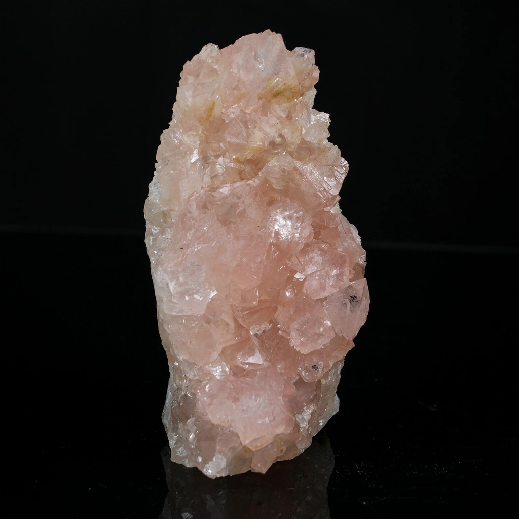 Ultra-Rare Pink Apophyllite Cluster with Sharp Terminations – First Find Lustrous Indian Mineral Specimen from Madhya Pradesh - image 3
