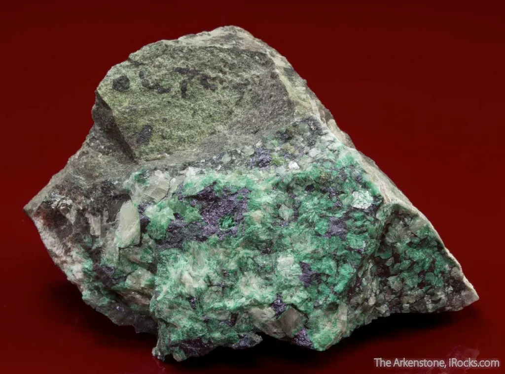 Umangite with Malachite image