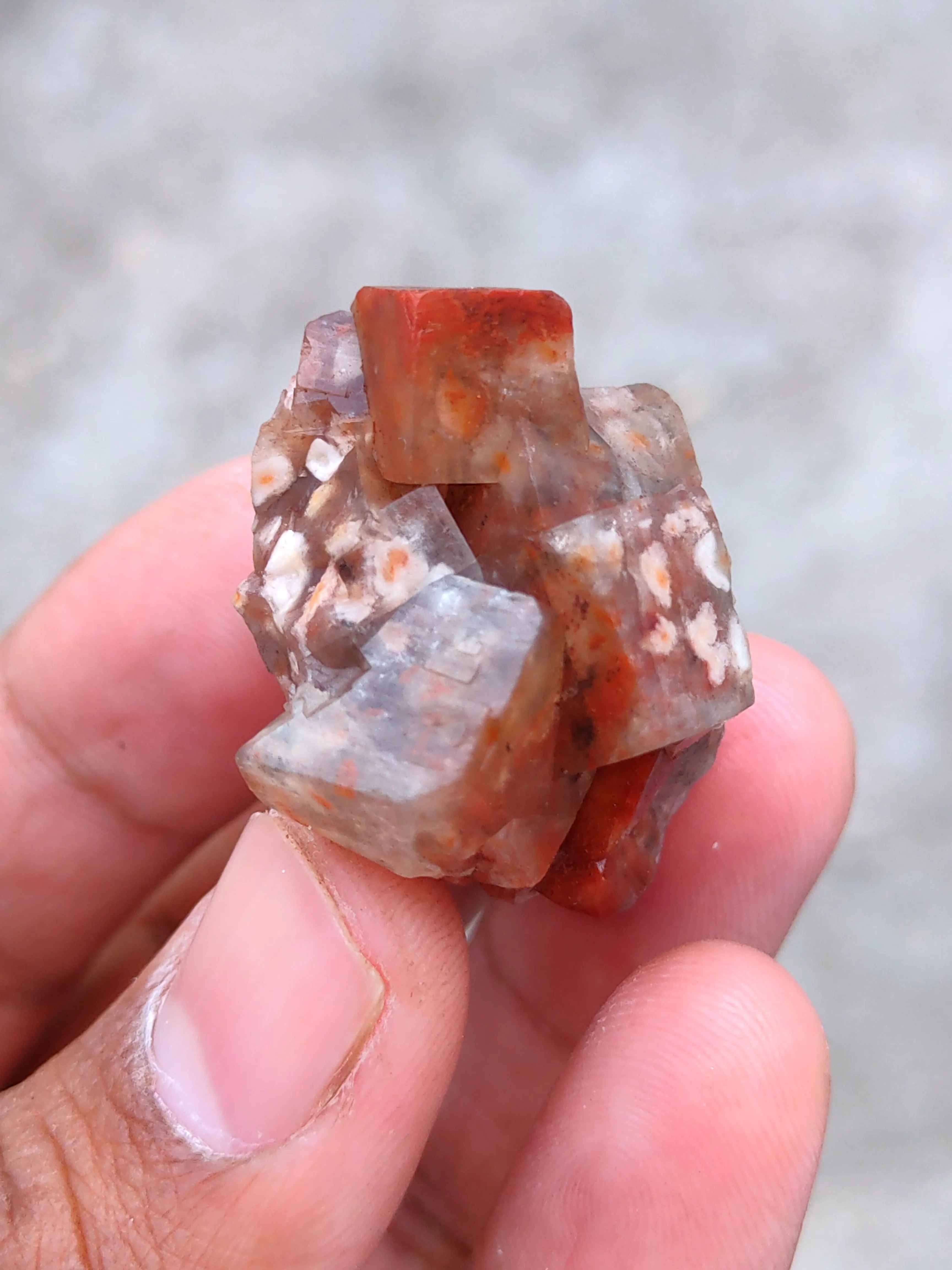 Unique and Rare Red Apophyllite Aart - image 2