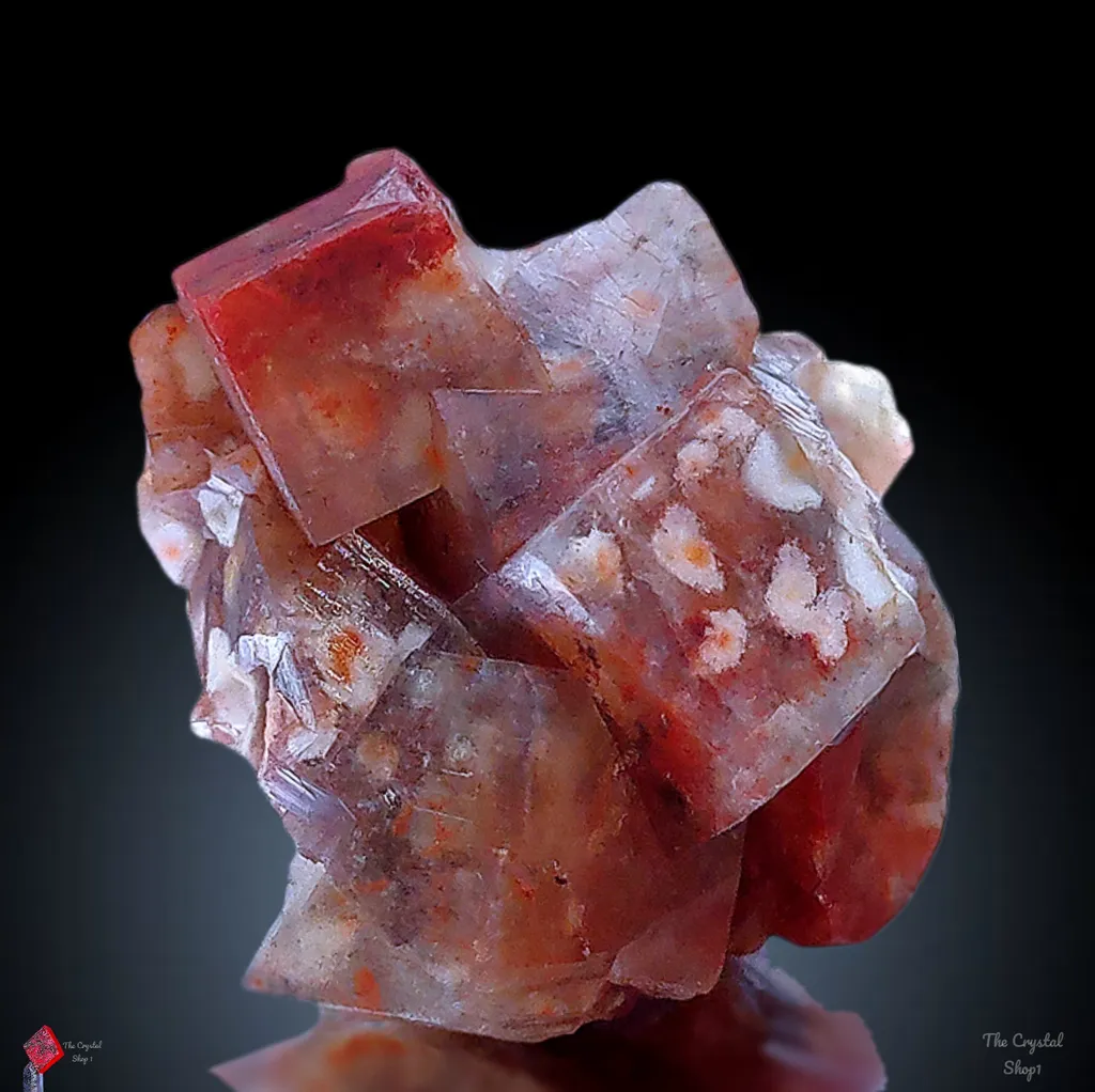 Unique and Rare Red Apophyllite Aart image