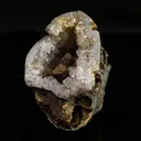 Unique Formation of Calcite inside Amethyst geode Natural Mineral specimen - image 2