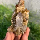 Unique Rare Cloud Inclusion Quartz Cluster from Pakistan - image 2