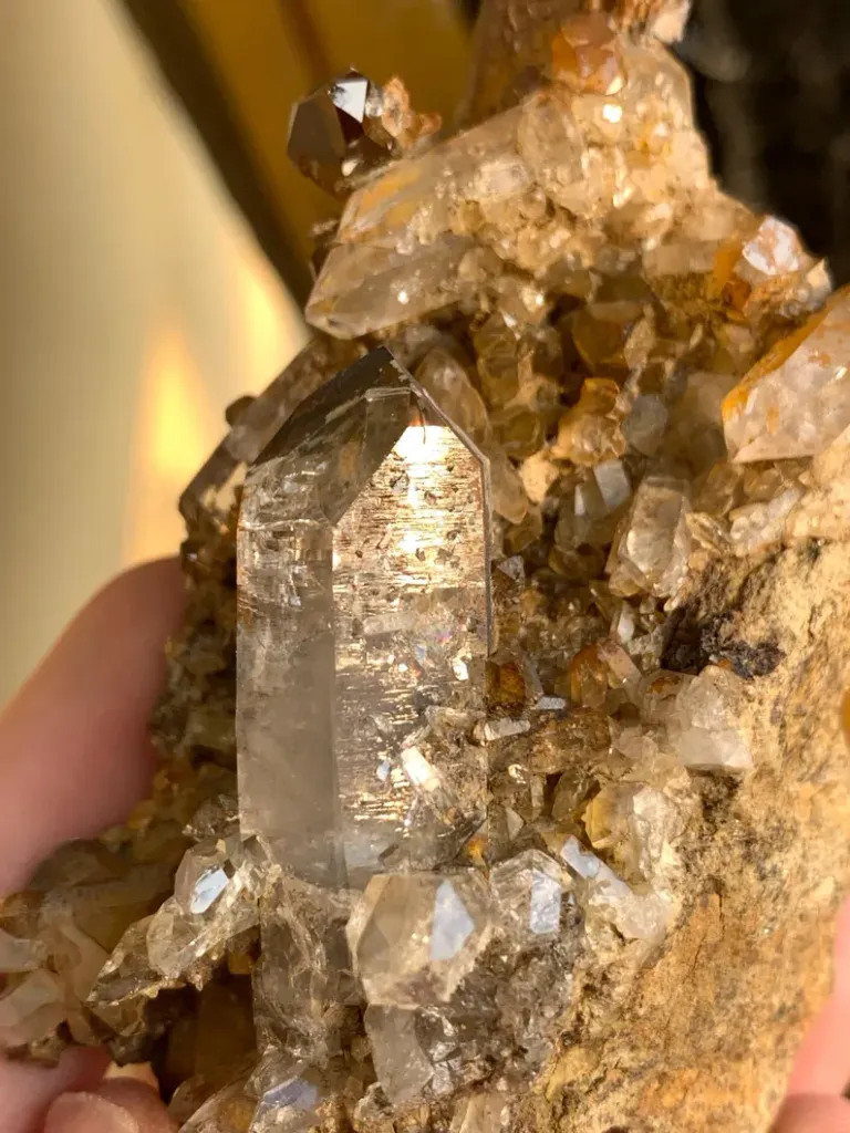 Unique Rare Cloud Inclusion Quartz Cluster from Pakistan - image 4