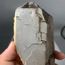 Unique Skeletal Smoky quartz with small Fluorite Crystal from Pakistan - image 3