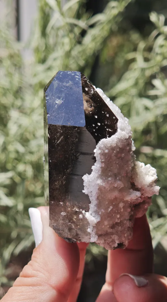 Unique Smoky Quartz with Heulandite from Crispalt, Val Giuv, Switzerland - image 7