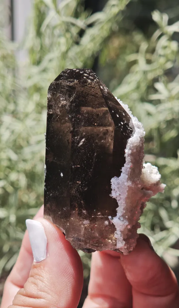 Unique Smoky Quartz with Heulandite from Crispalt, Val Giuv, Switzerland - image 6