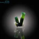 Unique V-Shape Tourmaline on Quartz - image 1
