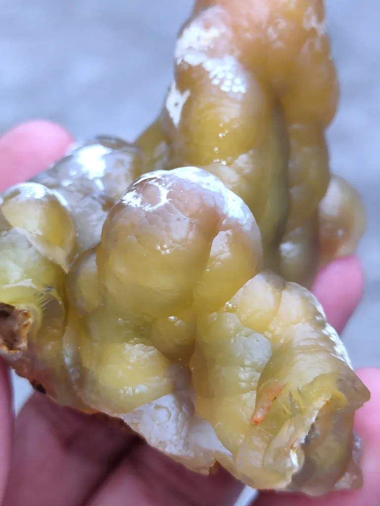 Unique Yellow Chalcedony Specimen - image 13