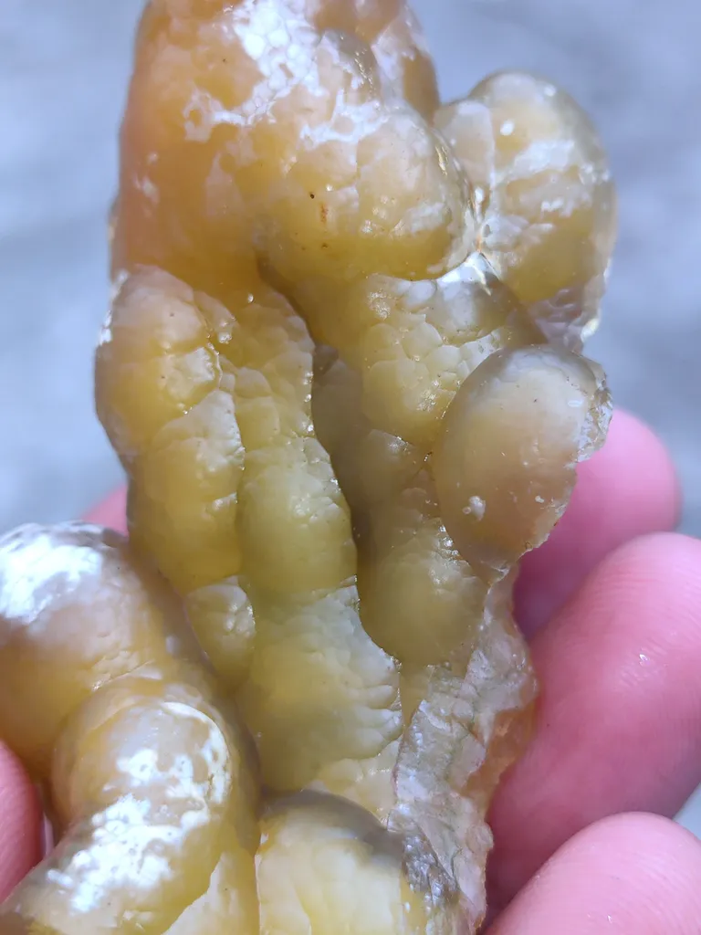 Unique Yellow Chalcedony Specimen - image 12