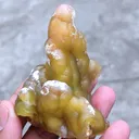 Unique Yellow Chalcedony Specimen - image 3