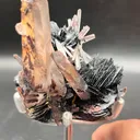 Unrepaired Specular Hematite (Iron Rose) with Quartz, Jinlong Hill, Longchuan Guangdong, Sourced at Mineral Bazaar - image 6