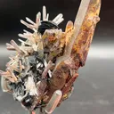 Unrepaired Specular Hematite (Iron Rose) with Quartz, Jinlong Hill, Longchuan Guangdong, Sourced at Mineral Bazaar - image 3