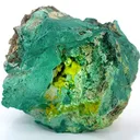 Uranophane, Malachite - image 1
